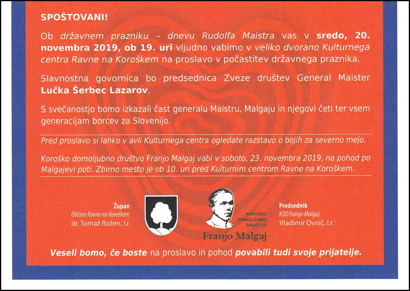ZA KOROŠKO ZASLUŽNI